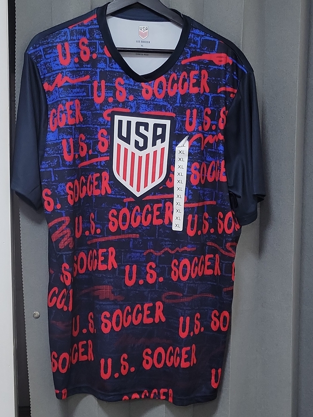 Kids' Graphic Jersey - Navy & Red